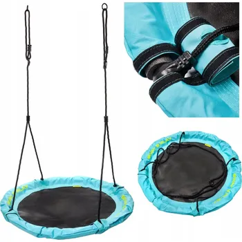 Zahradní houpačka Zahradní houpačka pro děti Hnízdo Čápů Závěsné křeslo 110 cm METEOR