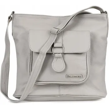 Kabelka Beltimore kabelka z pravé kůže šedá