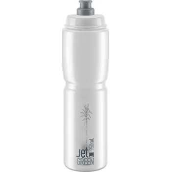 ELITE Cyklistická láhev na vodu - JET GREEN 950 - transparentní