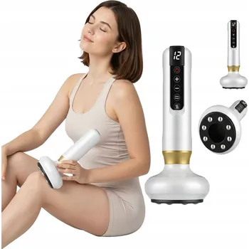 Masážní přístroj MASÁŽNÍ PŘÍSTROJ ANTICELULITIDNÍ ELEKTRICKÁ BAŇKA BEZDRÁTOVÁ PERLEŤOVÁ