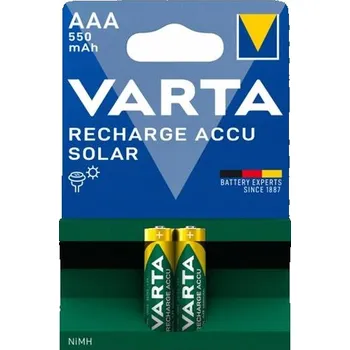 Článková baterie Nikl-metalhydridové (NiMH) Nabíjecí Baterie Varta AAA (R3) 550 mAh 2 ks