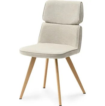 Křeslo Mebel Partner Minero (béžová + dub)