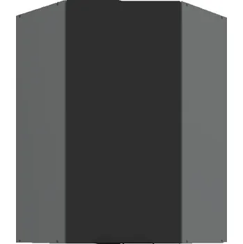 Stolarz Lempert Horní rohová kuchyňská skříňka Aria ANT 60x60 GN-90 1F Zvolte barvu dvířek: černá