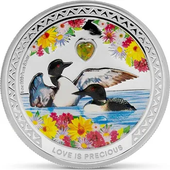 Stříbrná mince 1 Oz Love is precious Great Northern Diver 2026