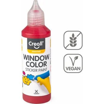 Výtvarná barva Creall Barva na sklo Creall Widow Color - 80 ml / červená 578763