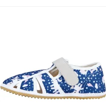 Chlapecká obuv Jonap barefoot bačkůrky HOME New modrý jednorožec Velikost: 26