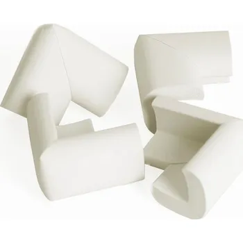 Dětská zábrana ZOPA Pěnová ochrana rohů 4ks off white