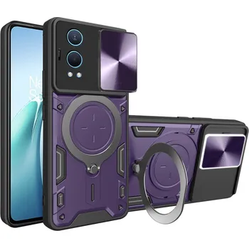 Pouzdro na mobilní telefon Techsuit CamGuard Pro kryt OnePlus Nord CE4 Lite fialový