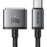 Mcdodo Magnetický kabel (CA-1470) USB-C - MagSafe 3, 140W, LED indikátor, 2 m, černý