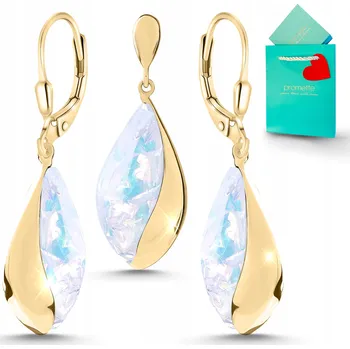 Přívěsek Náušnice opál bílý přívěsek přívěsek šperky stříbrné pozlacené zlato