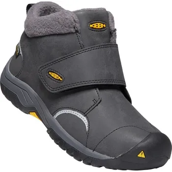 Dětská sportovní obuv Boty KEEN Kootenay III Mid WP JR black/keen yellow Velikost: 34