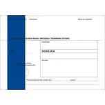 Obálky B6 s dodejkou samopropisovací - s modrým pruhem / 1000 ks Krkonošské obálky