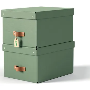 Archivační box Leitz Úložný box Leitz Puro M - zelená / 2 ks 602666