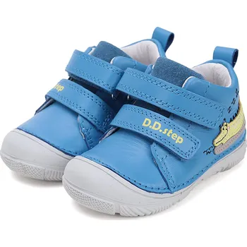 Chlapecké polobotky DDstep Kožené boty D.D.step S082-51541B Sky Blue Velikost: 30