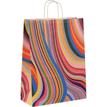 Taška papírová kroucené ucho - 70. léta / 320 x 140 x 420 mm 562810
