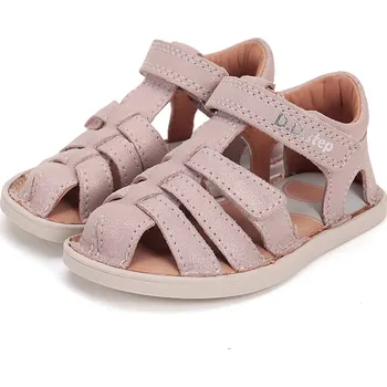 Dívčí obuv DDstep Kožené Barefoot sandálky D.D.step G076-51736B Baby Pink Velikost: 25