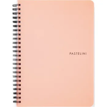 Pastelini Blok kroužkový PASTELINi - A5 / linka / oranžová 219040