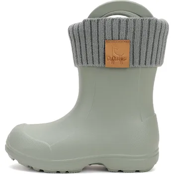 Dívčí holínky DDstep D.D.Step Rainboot holínky Water Lili Green Velikost: 30/31