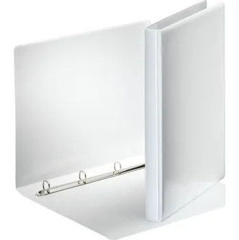 Pořadač Esselte A4 kroužkový prezentační 4 - kroužek 3 cm / bílá 30409