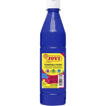 Výtvarná barva Jovi Tekuté temperové barvy JOVI PREMIUM v lahvi - 500 ml / tm.modrá 31436