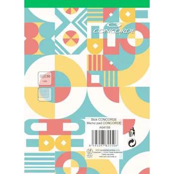 Blok Concorde Blok A6 - čtvereček / 50 listů 520070
