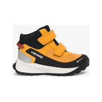 Dívčí obuv Viking Expower Mid GTX 2V Mustard Velikost: 28