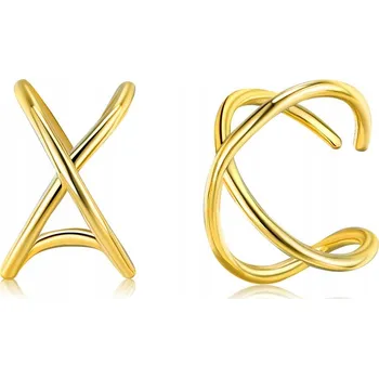 Náušnice MÓDNÍ KLASICKÉ NÁUŠNICE ZLATO K13