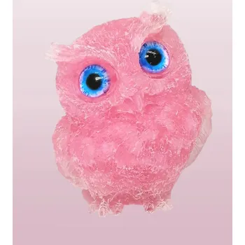 Růženínová sovička s pryskyřicí 6 cm