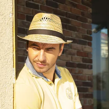 Klobouk Karpet Slaměný klobouk se stuhou Velikost: 58 cm