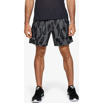 Pánské kraťasy Under Armour Launch Sw 7'' Printed Short Man Grey M sportovní kraťasy