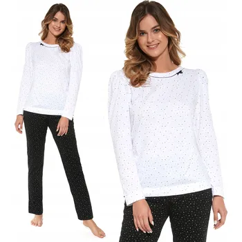 Dámské pyžamo Cornette dámské pyžamo bavlna bílé, velikost L