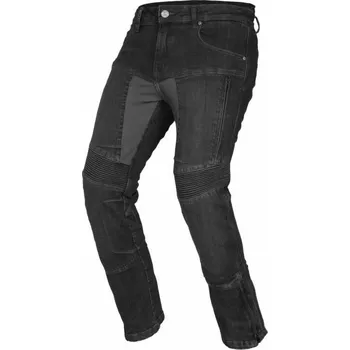 Moto kalhoty Kalhoty, jeansy 505, AYRTON (volný střih, černá) 2026 Černá 38/44