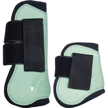 Koňské kamaše HKM Set předních a zadních kamaší Genua HKM, 4 ks, light green COB