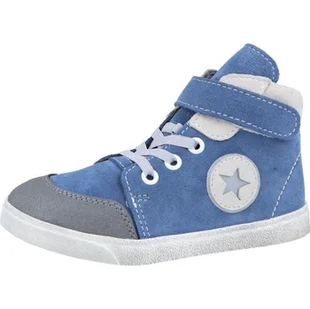 Dívčí obuv Jonap kožené boty 050 SV modrá šedá hvězda Velikost: 25