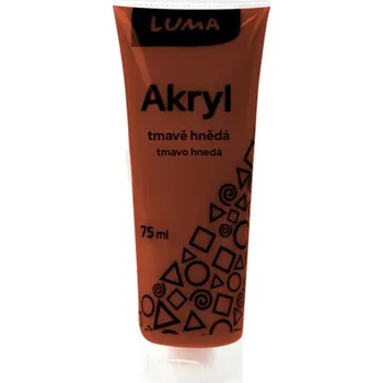 Výtvarná barva Luma Akrylová barva LUMA - 75 ml / tmavě hnědá 211742
