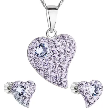 Souprava šperků Evolution Group souprava Swarovski elements 39170.3 violet