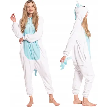 Dámské noční prádlo Dámské pyžamo kombinéza Kigurumi Onesie kostým Jednorožec 155-165 cm M