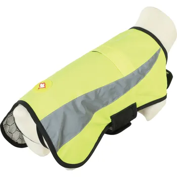 Obleček pro psa Obleček bunda pro psy REFLEXNÍ žlutá 35cm Zolux