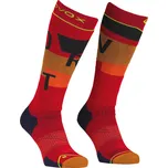 Pánské lyžařské ponožky Ortovox Freeride Long Socks Cozy M cengia rossa 45-47