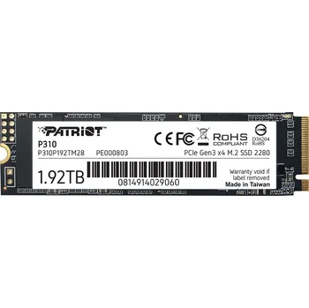 Pevný disk PATRIOT P310/1,9TB/SSD/M.2 NVMe/5R