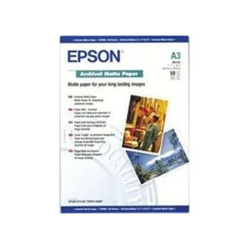 Fotopapír Fotografický papír Epson Archival Matte Paper, DIN A3, 189 g/m², 50 listů, 50 ks 250 g/m² matný