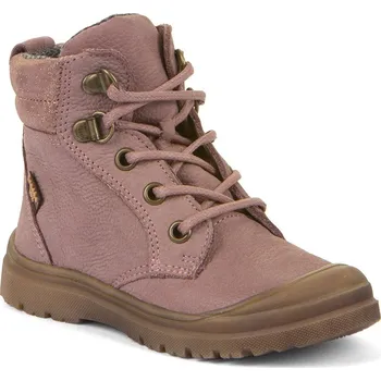 Dětská treková obuv Kožené boty Froddo Tylas TEX Laces Dark Pink s membránou G3160228-4 Velikost: 31
