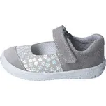 Jonap barefoot boty balerínky B14 S SLIM šedá tisk Velikost: 24