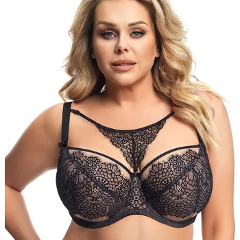 Podprsenka Gorsenia K677 Ravenna Podprsenka BEZ VÝZTUŽE černá 85D