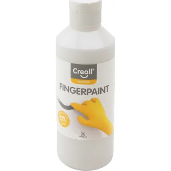 Výtvarná barva Creall Prstové barvy Creall Happy - bílá / 250 ml 490422