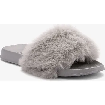 Dámské pantofle Zateplené pantofle Coqui FURRY Khaki grey Velikost: 36