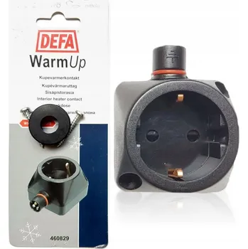 Ventilátor topení a klimatizace Zásuvka vnitřního ohřívače 230V DEFA 460829