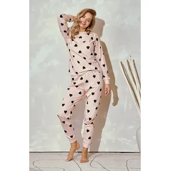 Pánské pyžamo Taro Hannah 3206 long/r S-XL Z24/25 dámské pyžamo červenat se L