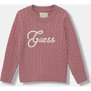 Dětská móda Dětský svetr Guess K5YR04.Z3OI0.9BYA růžová 34X, vel. 96-104