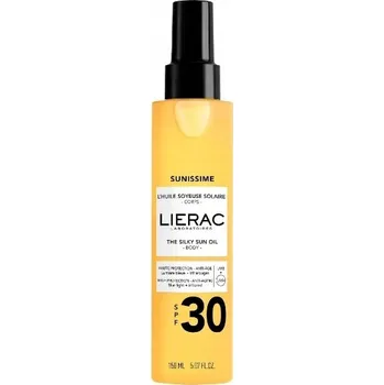 Přípravek na opalování Lierac Sunissime Hedvábný Olej na opalování SPF30 na tělo, 150 ml